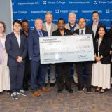 Congressman Krishnamoorthi presents funding to Harper College