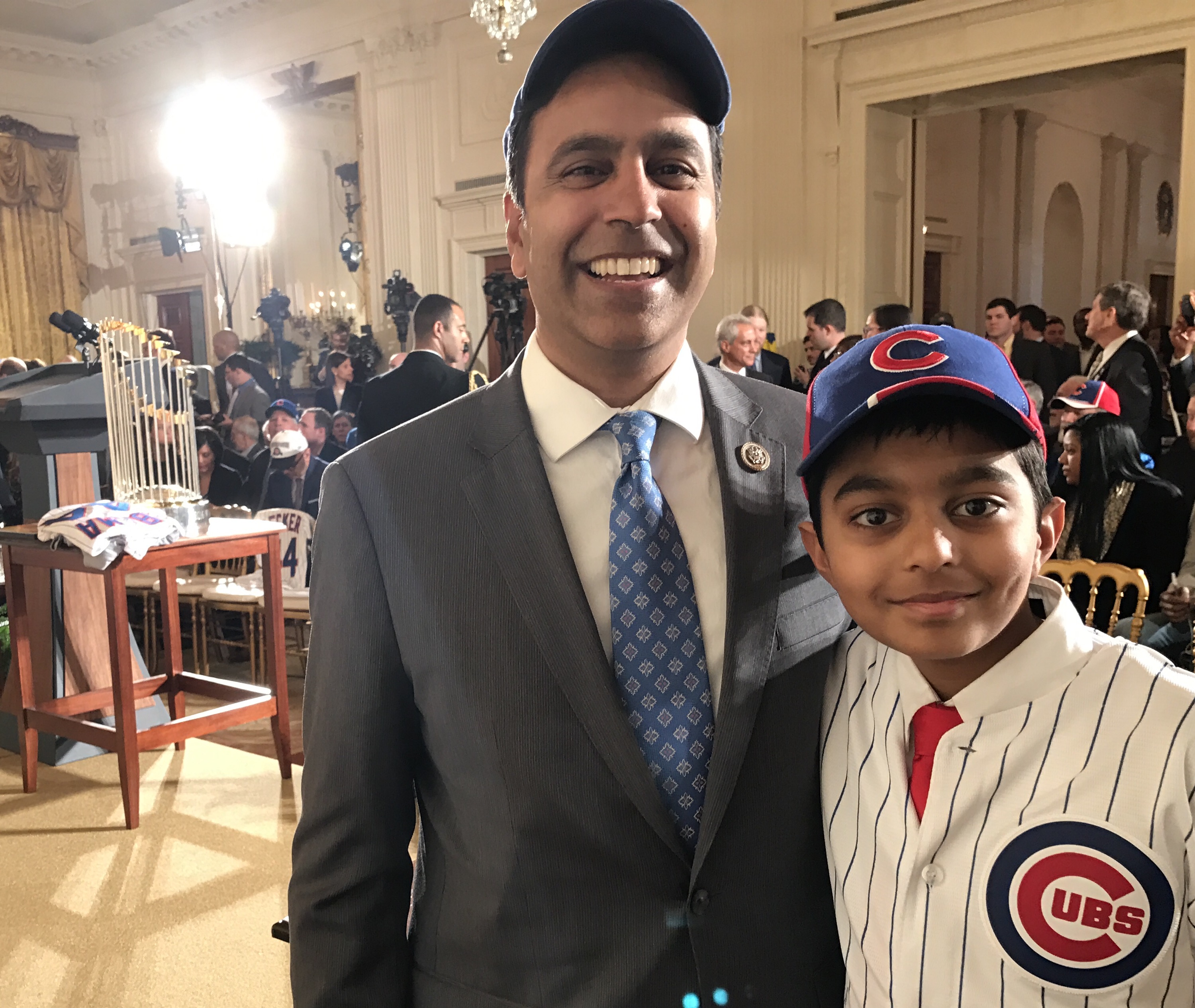Congressman Raja and His Son