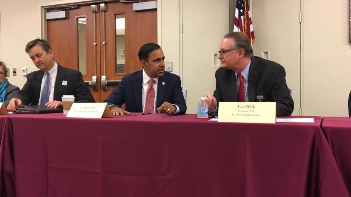 Raja At His Health Care Policy Round Table 