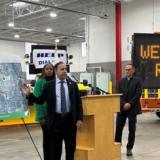 Congressman Krishnamoorthi speaks on the impacts that will come from the completion of the Elgin O’Hare Western Access (EOWA) project.