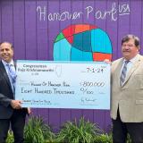 Congressman Raja Krishnamoorthi Presents Village of Hanover Park with $800,000 in Federal Funding to Rehabilitate Six Sanitary Sewer Lifts