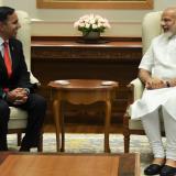 Congressman Krishnamoorthi with Prime Minister Modi